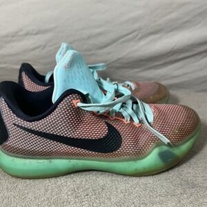 Nike Kobe 10 GS Easter Shoes Youth 5Y Hot Lava Blue 726067-808 Basketball